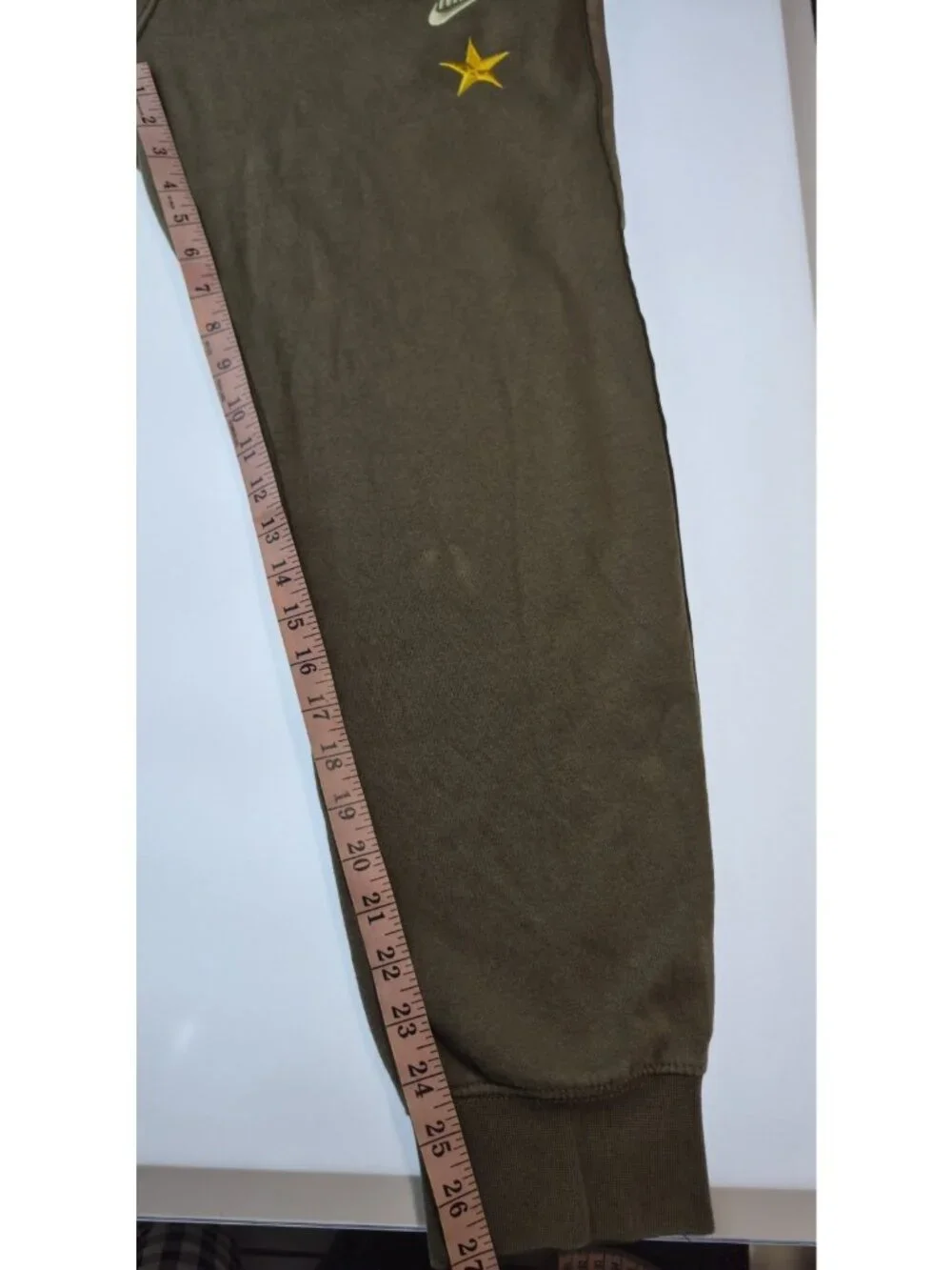 Nike Sportswear Club Fleece Stories Jogger Olive Star Sz M Estimated Preowned